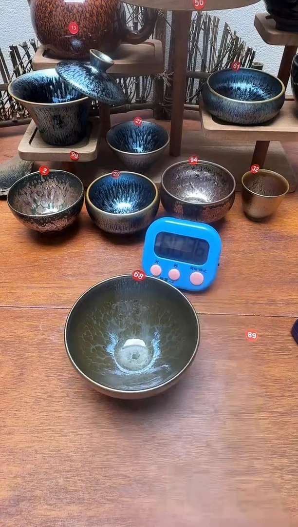 茶盏丁*68号建盏工匠茶器