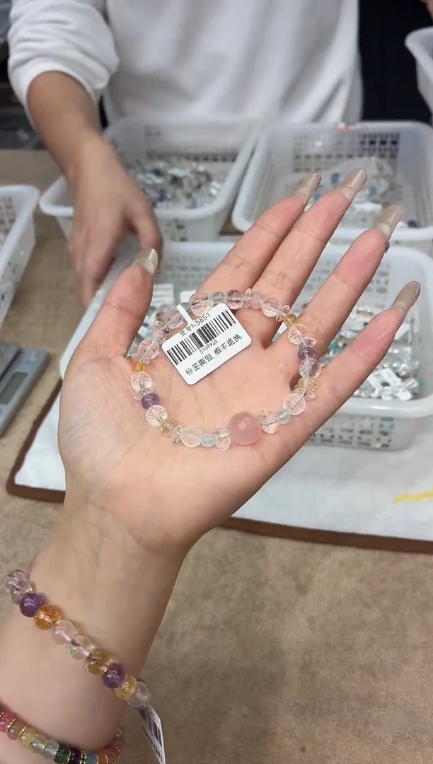 未镶嵌手串水晶白水晶设计款n5851