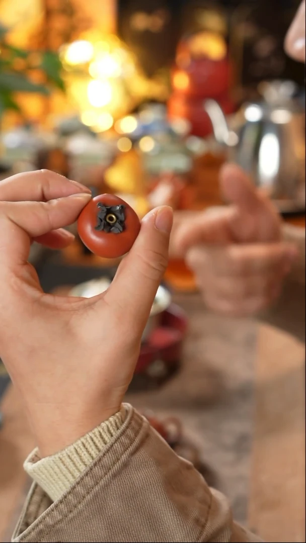 【闪购商品】原矿朱泥柿子线香插原矿朱泥柿子线香插