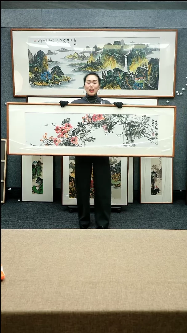 【闪购商品】国画173*53知非老师花鸟