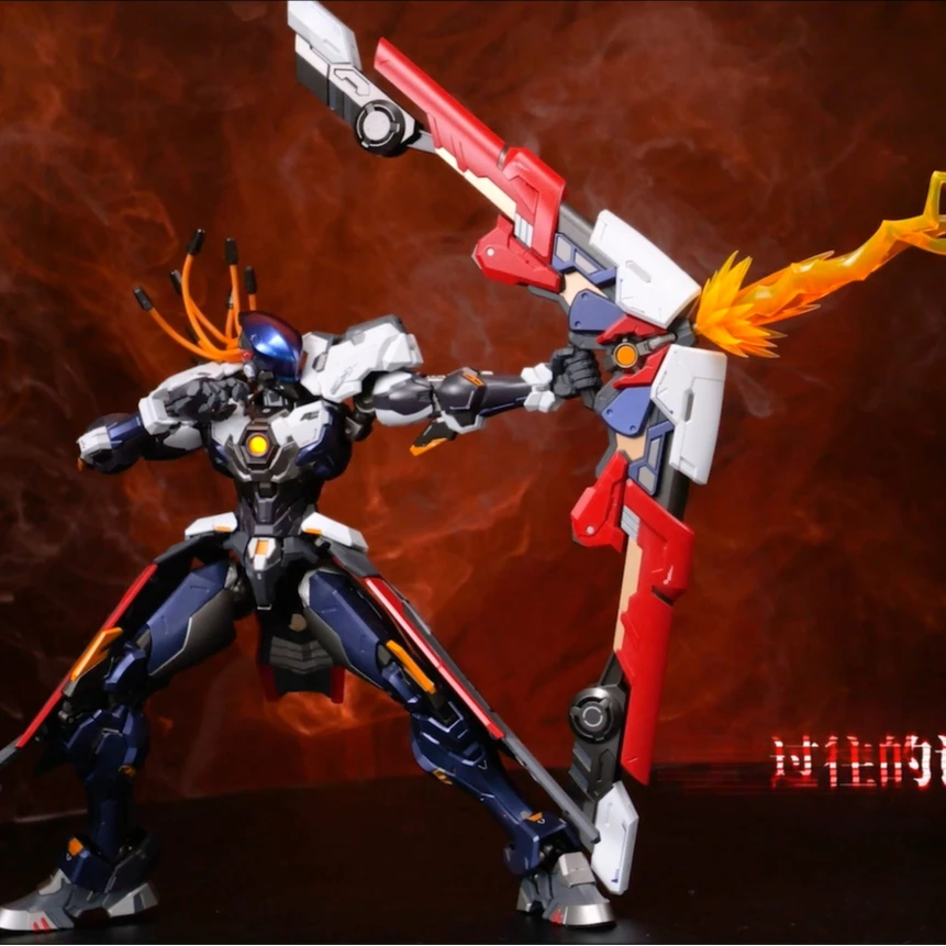 模寿X王者荣耀 卓越级·后羿·无尽星芒款 成品模型 国创机甲 正版