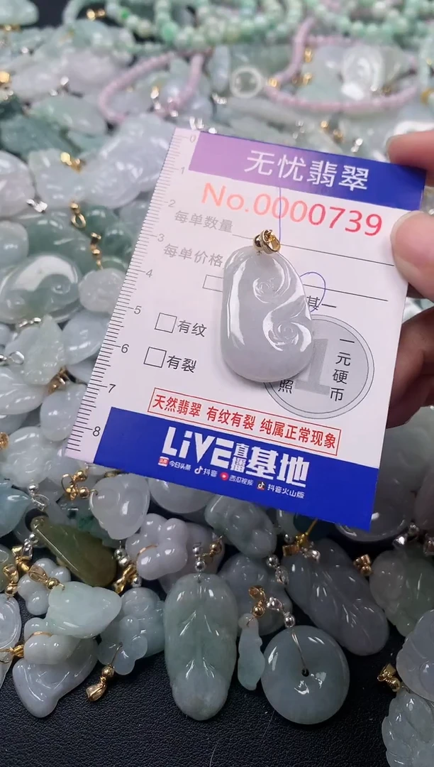吊坠(不含链)未镶嵌翡翠739