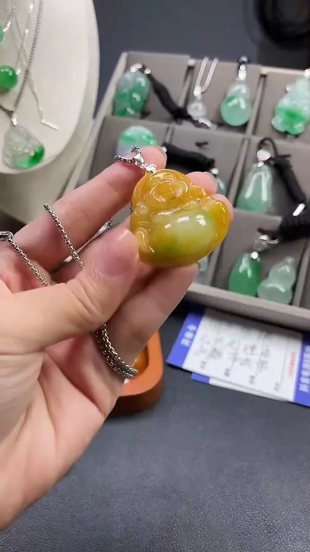 颈饰未镶嵌翡翠  所见即所得 一图一物