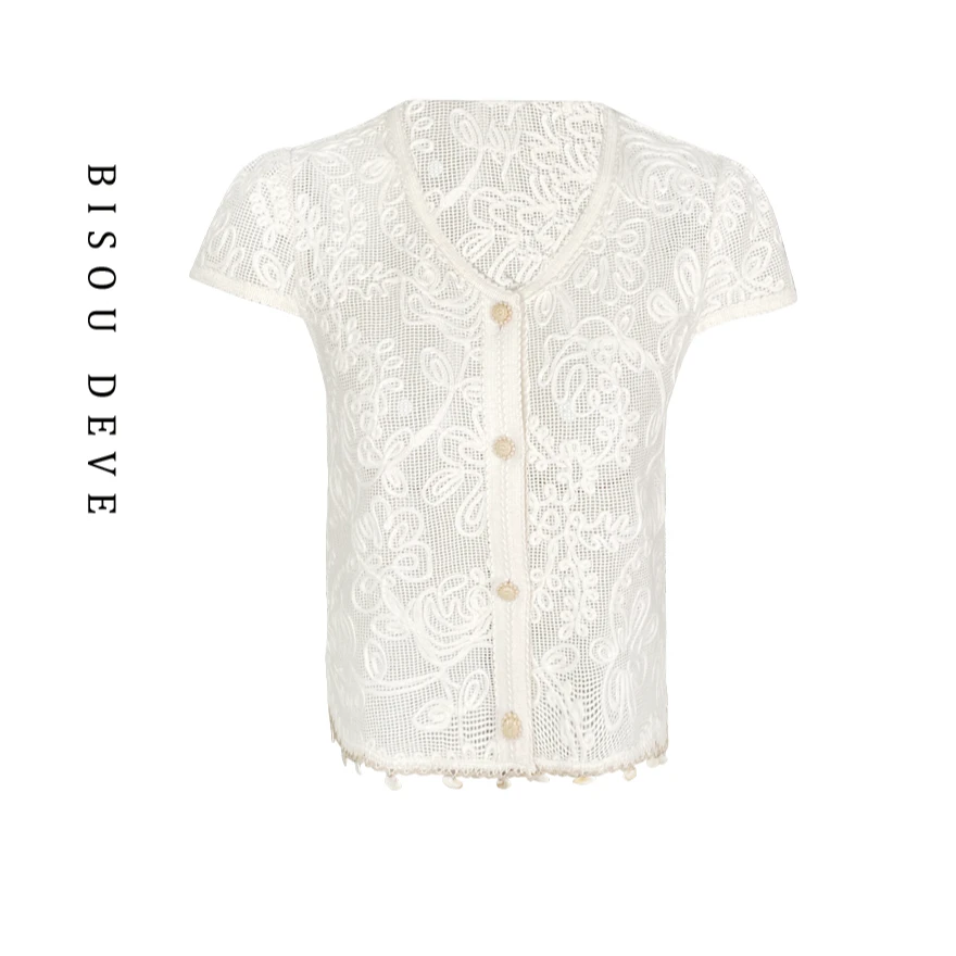 【丁姐宠粉专享】雅韵钩花上衣MA07018313