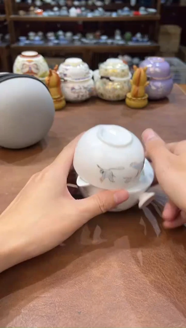 真的很便宜会开片的旅行茶具