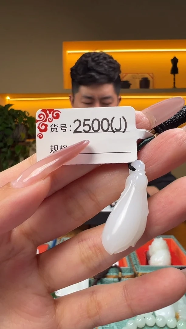 颈饰未镶嵌和田玉1J
