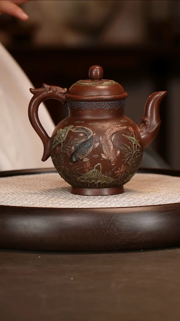 茶壶紫砂语*【朱小华】紫泥宫灯