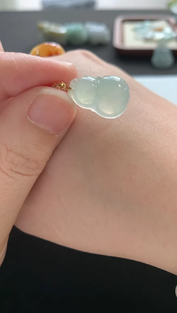 未镶嵌挂件翡翠葫芦F84-3