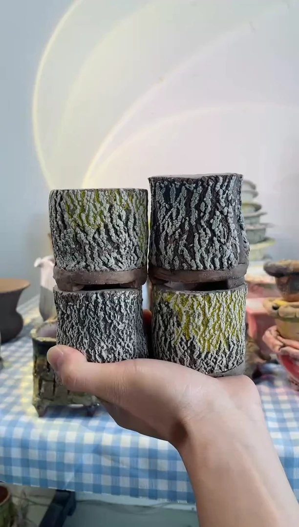 紫砂花盆肉沫花盆肉沫花盆