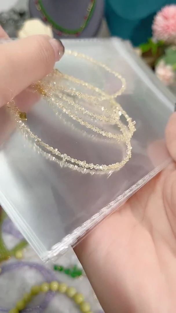 【闪购商品】钻石手链银S925镶嵌黄99