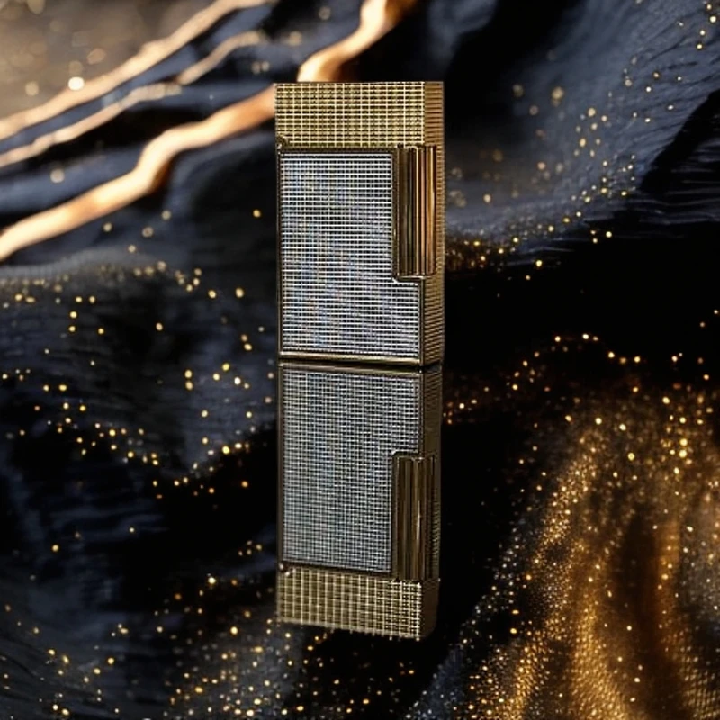 朗声钢音钻石菱纹充气打火机