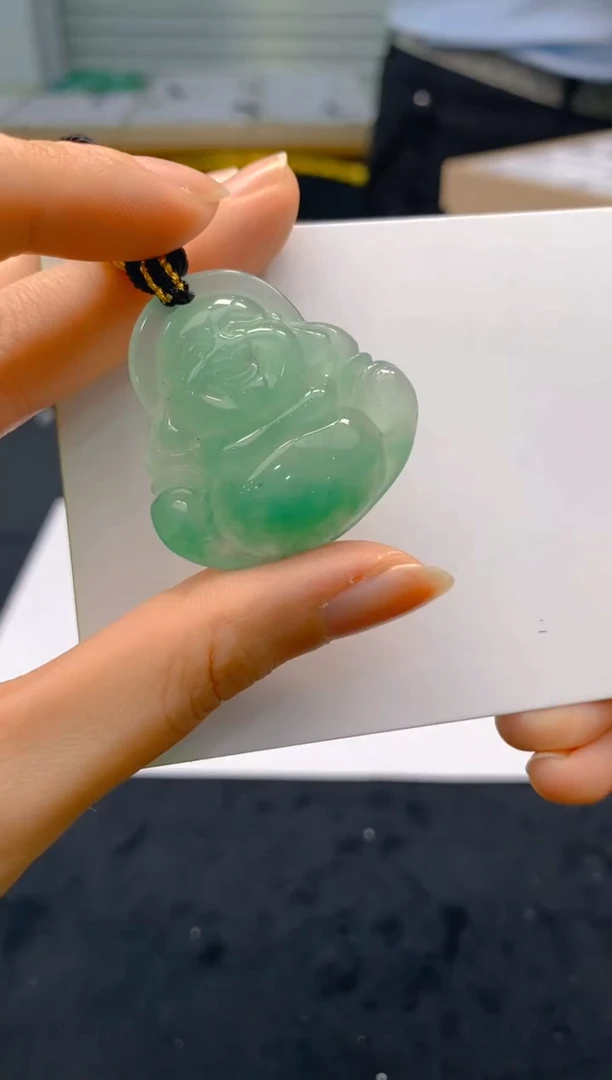 【闪购商品】石英质玉颈饰未镶嵌冰美人非洲翠192