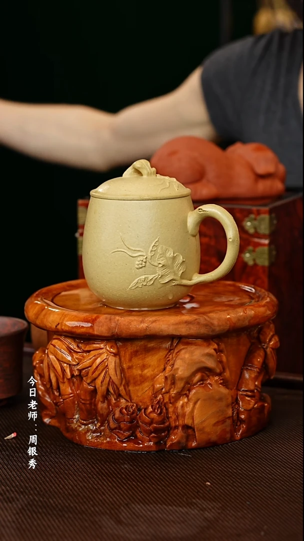 茶壶紫砂一壶李紫砂
