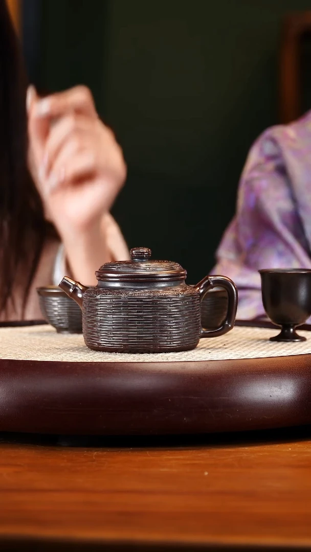 YLX7龙山古乌泥竹编德钟200cc