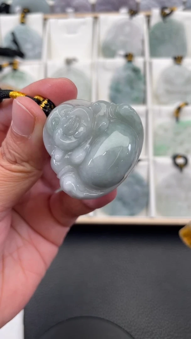 颈饰未镶嵌翡翠天然缅甸翡翠A货176