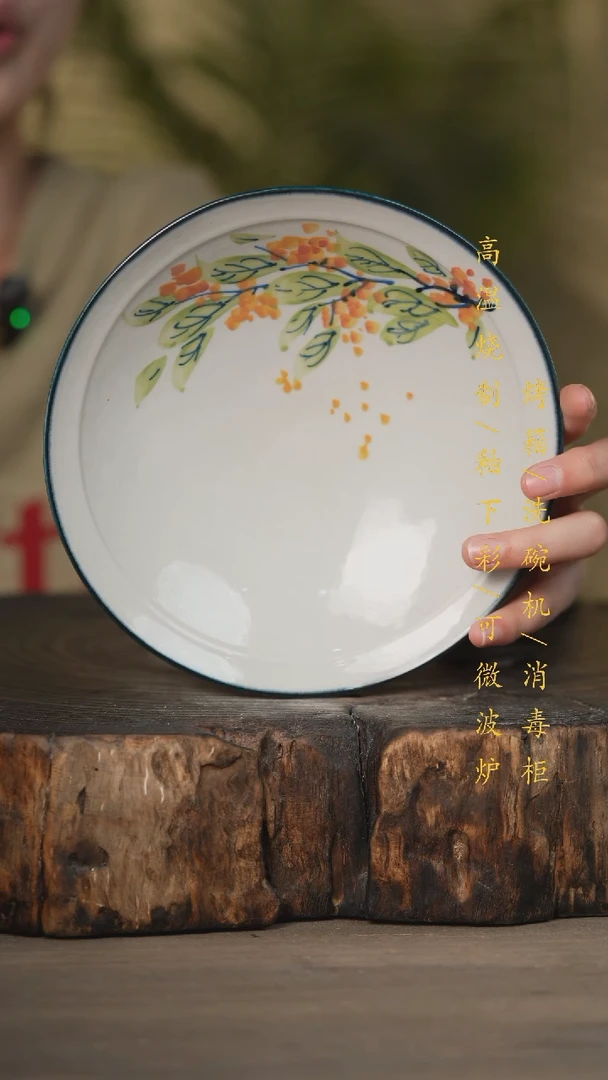 【闪购商品】碗景德镇高温釉下彩可微波烤箱洗碗机