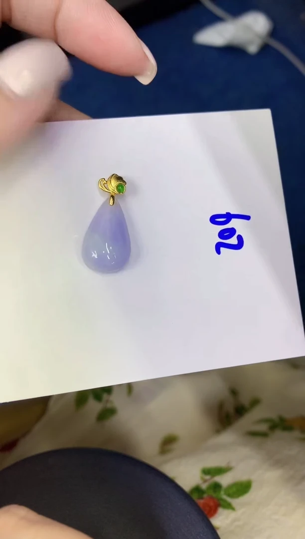 颈饰未镶嵌翡翠缅甸天然翡翠A货