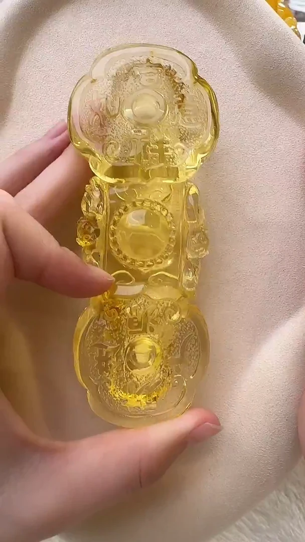 琥珀颈饰未镶嵌吊坠