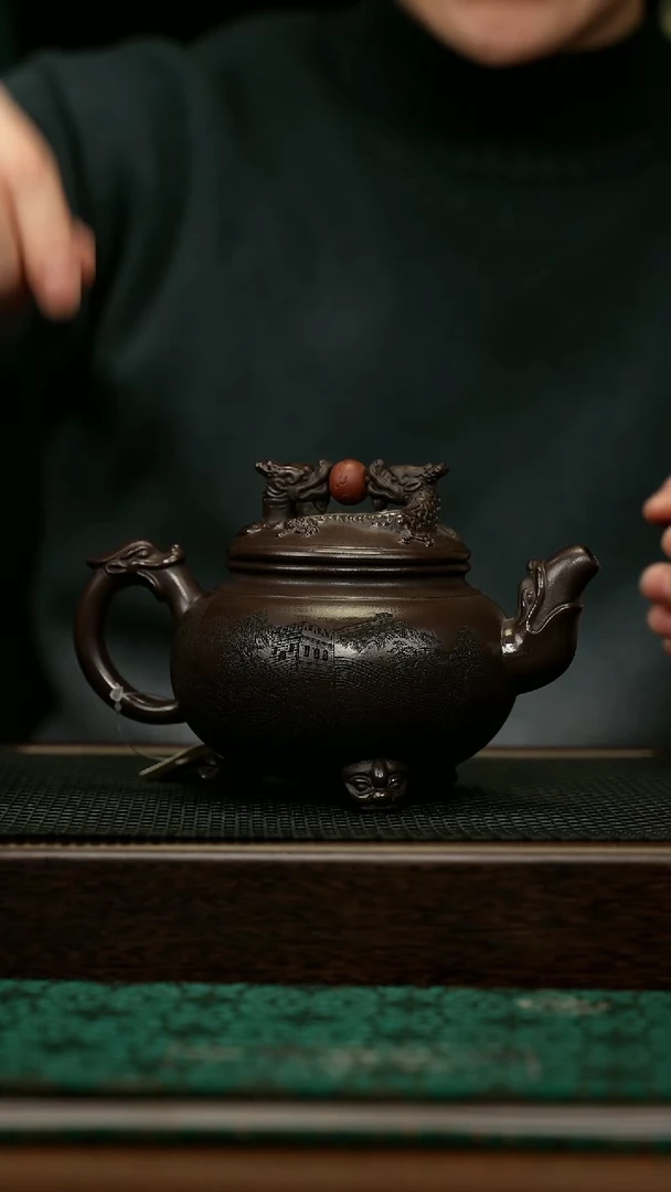 【闪购商品】紫砂茶壶宜兴原矿 手工 紫砂壶容量450CC