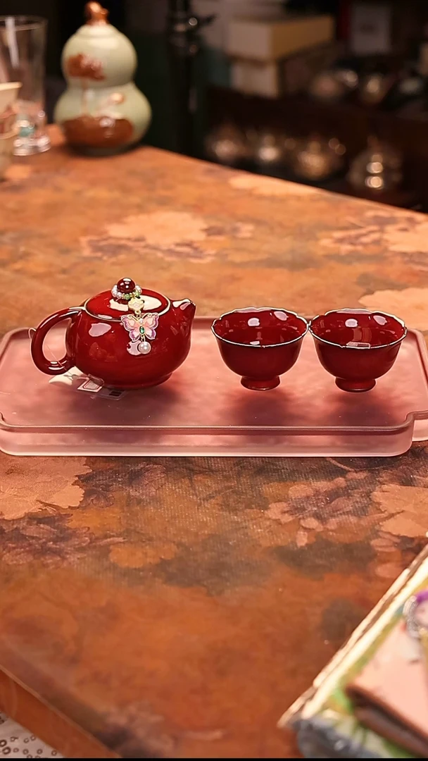 陶瓷茶具（无礼盒无茶盘）@@A11976