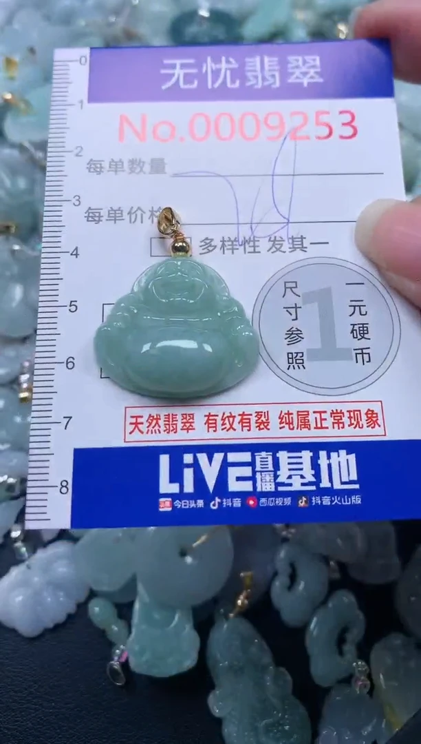 颈饰未镶嵌翡翠9253