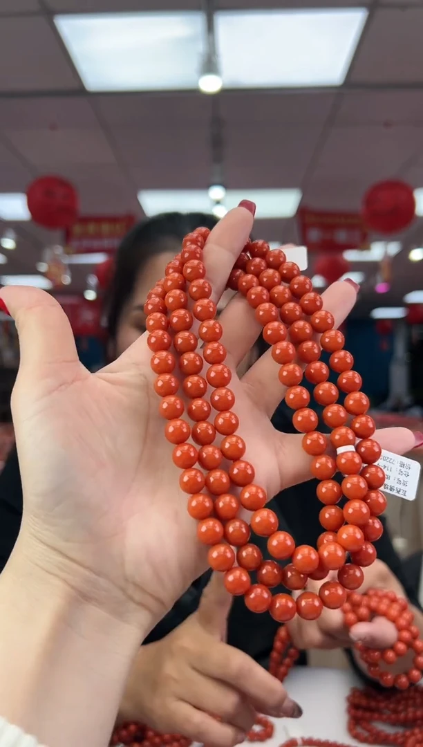 【闪购商品】南红玛瑙珠串未镶嵌多样发其一/9/HS9991734