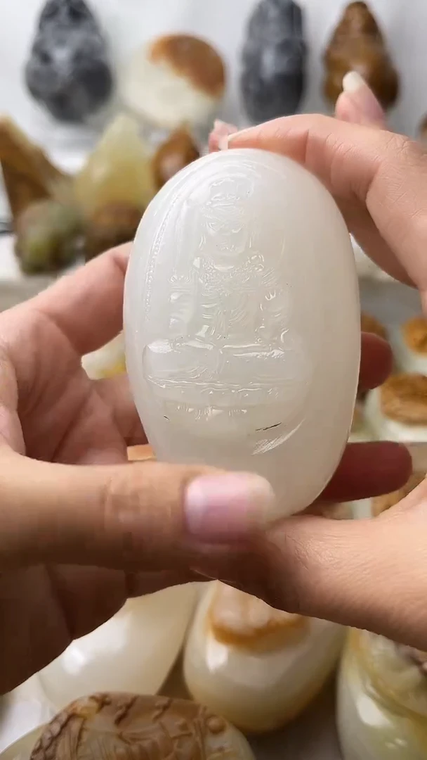 石材古青石棉纹正常不退换不动明王