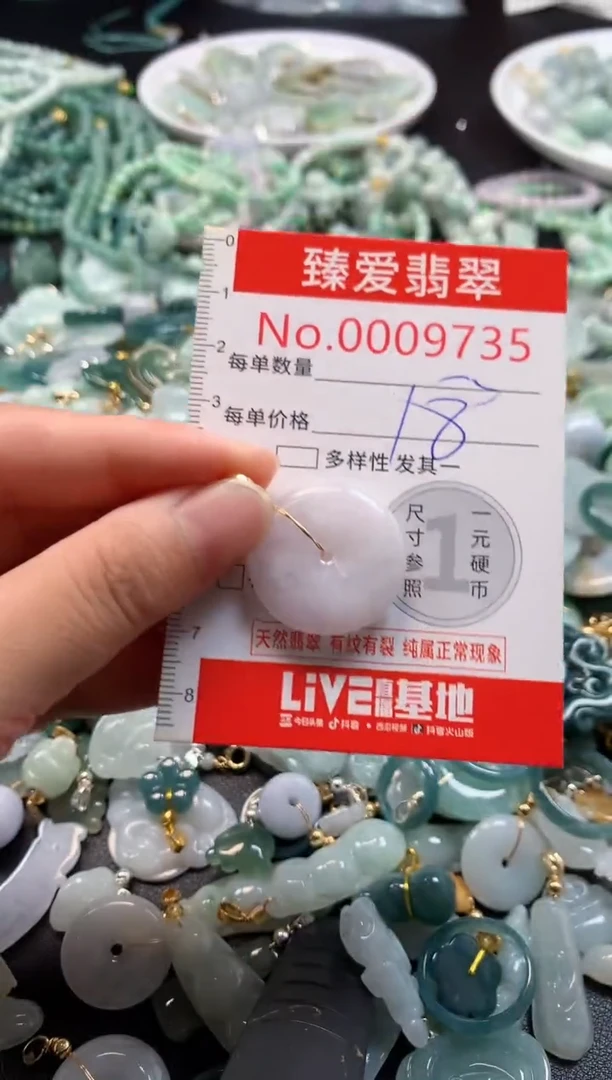 吊坠(不含链)未镶嵌翡翠9735