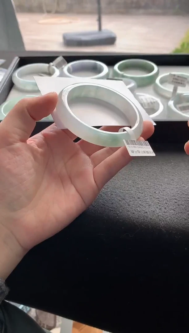 未镶嵌手镯翡翠58正圈买断Y4452