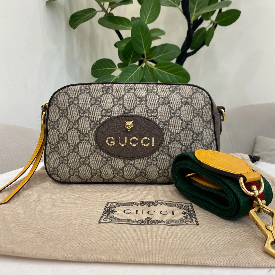 95新 GUCCI/古驰 95新 Gucci古驰 虎头相机包
