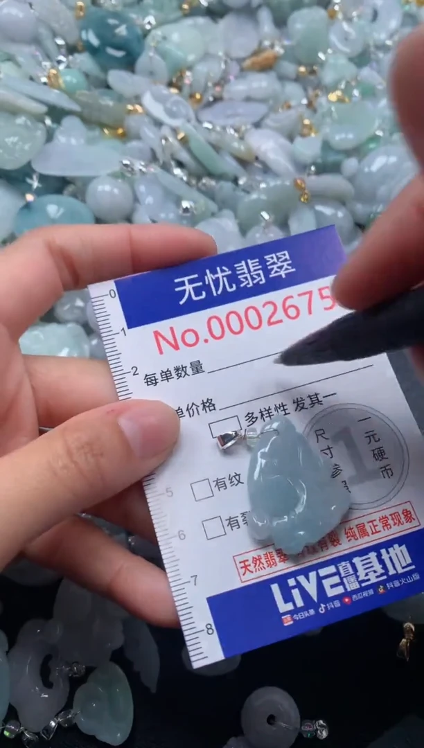 颈饰未镶嵌翡翠2675