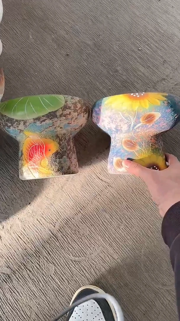 【闪购商品】摆件21-304口17高14  二个