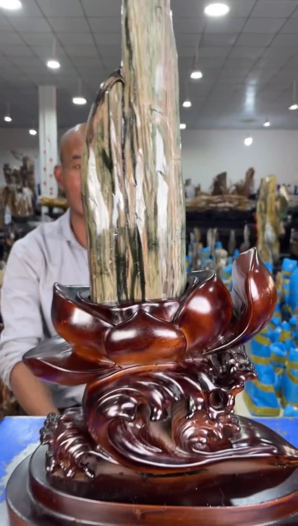 【闪购商品】硅化玉摆件未镶嵌58