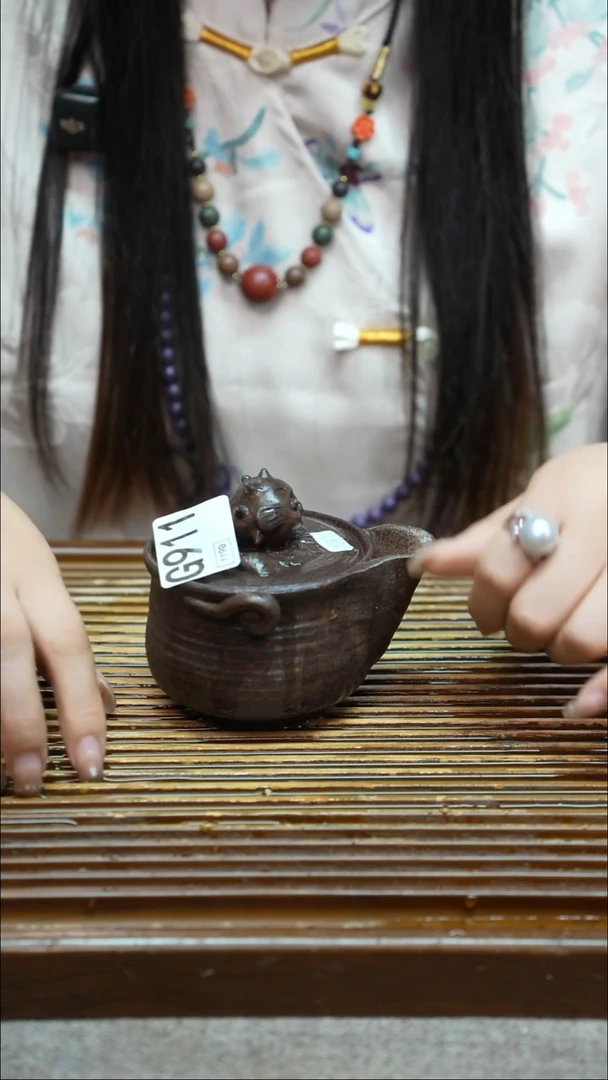 万古烧粗陶手工茶具