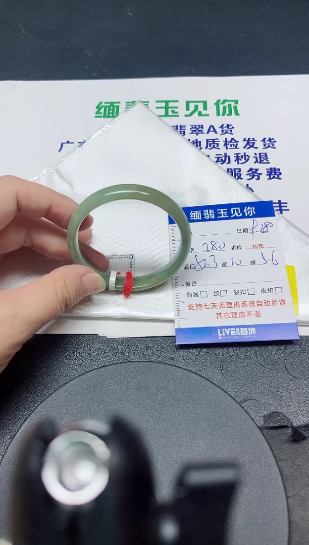 未镶嵌手镯翡翠52-53/0000