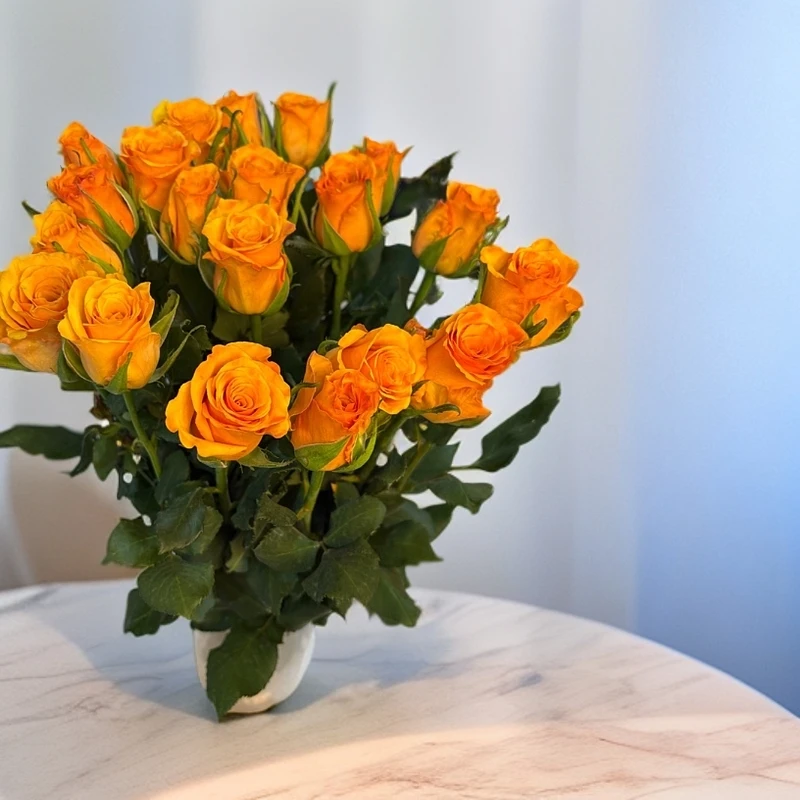 【辉煌】黄玫瑰鲜花花束云南基地直发家用水养两单空运或冷链