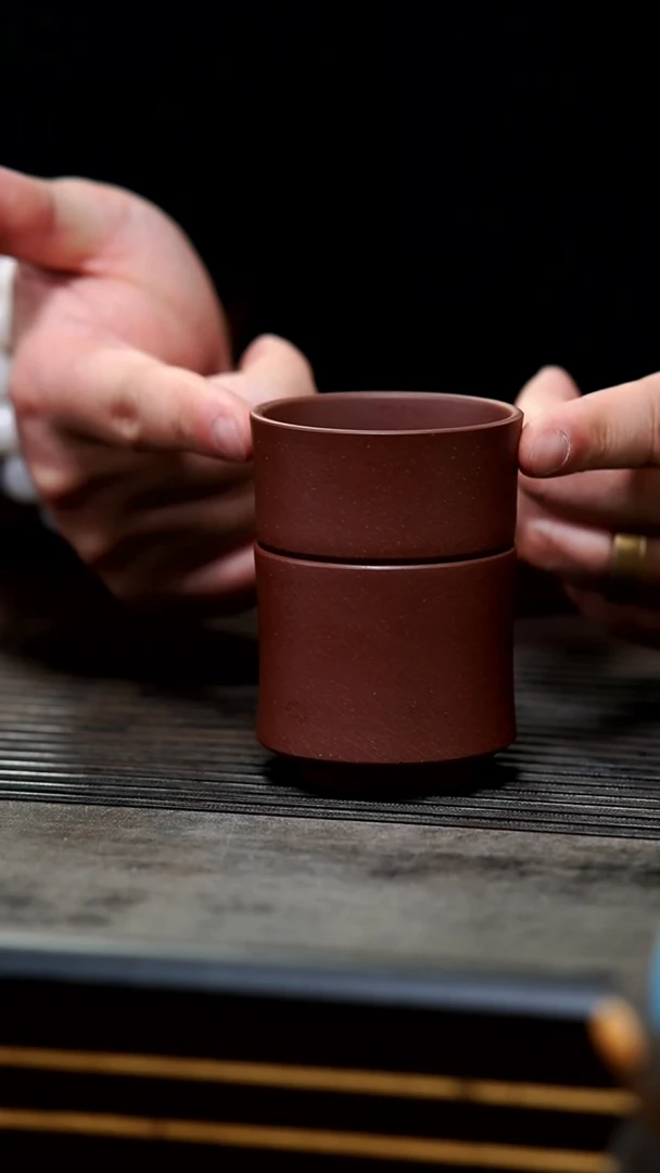 【闪购商品】紫砂茶壶06-两款老紫泥小圆杯