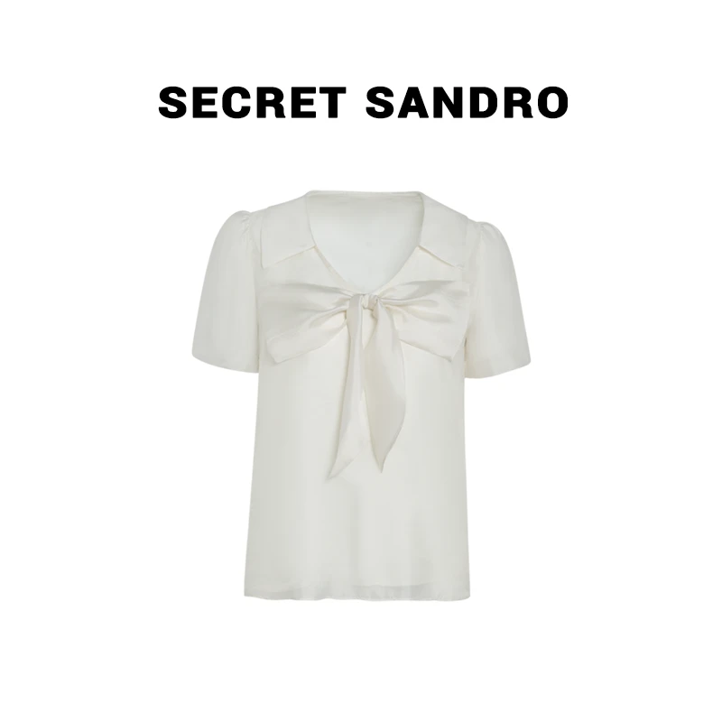 【蝴蝶结】【多娜&Secret Sandro粉丝专享】衬衫 C55209139N