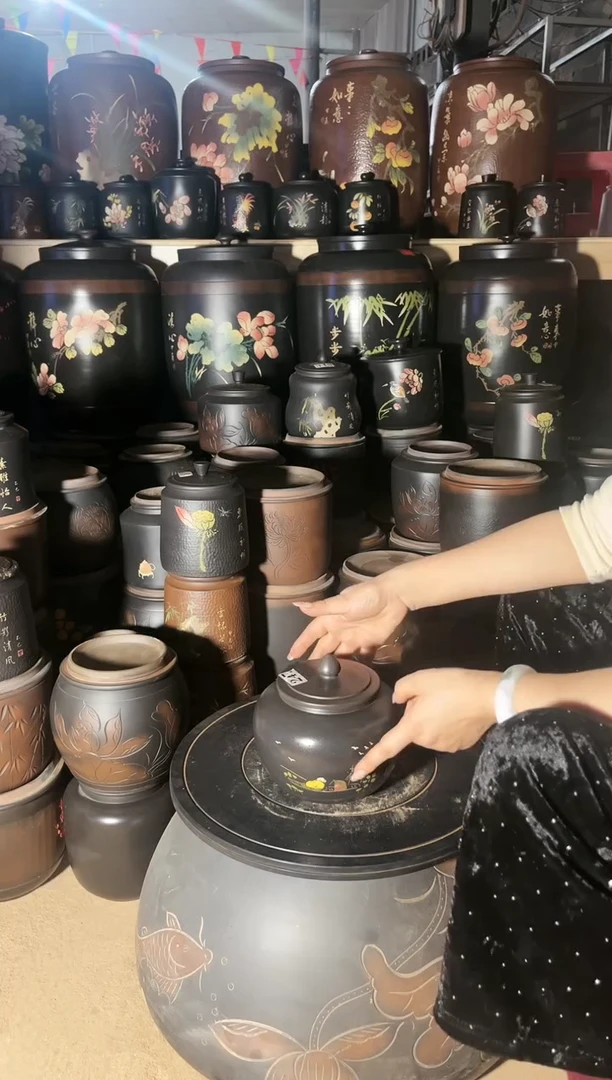 【闪购商品】壶瑕疵茶叶罐 247 小苹果彩填