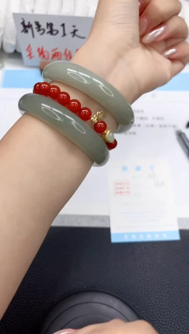 未镶嵌手镯东陵石137-56.