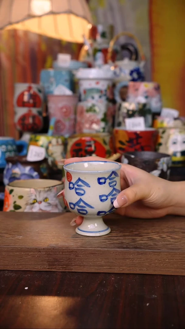 摆件陶泥垚手作 景德镇手工手绘陶瓷器物