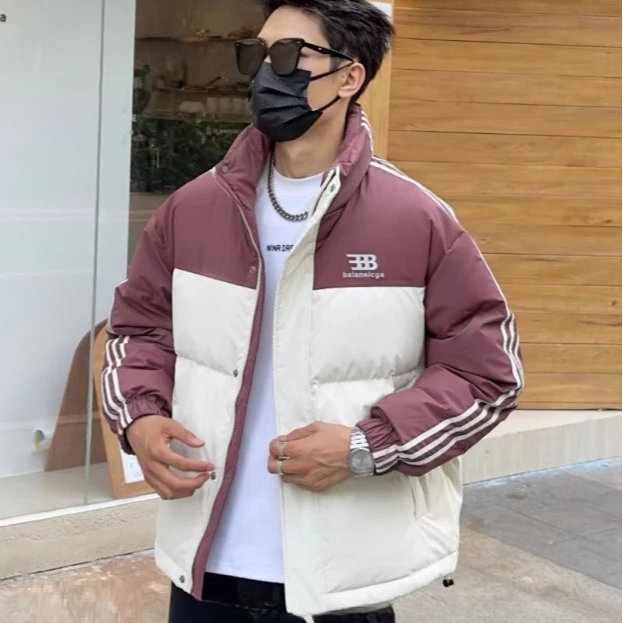 【胡轩推荐】男装短款立领加厚棉服外套C112440039101