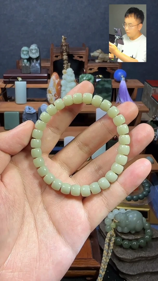 和田玉未镶嵌颈饰45