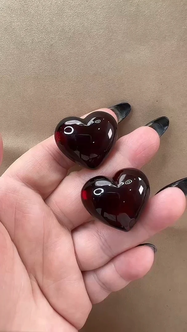 琥珀颈饰未镶嵌耳环