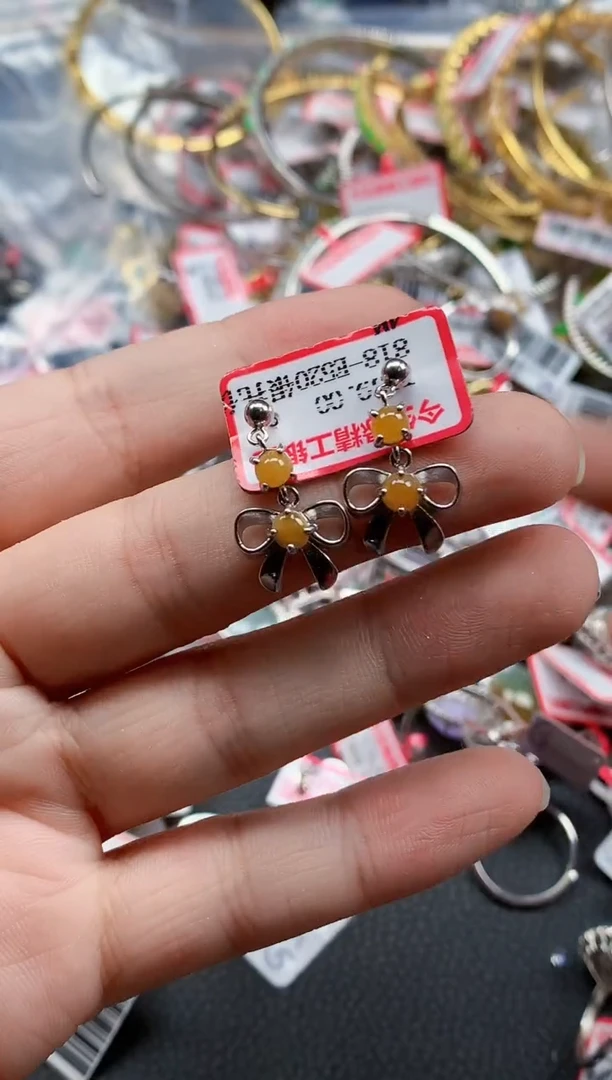 银S925镶嵌戒指翡翠天然A货缅甸翡翠