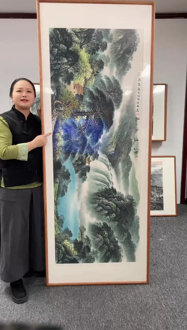 【闪购商品】国画源远流长 210*80 手绘作品