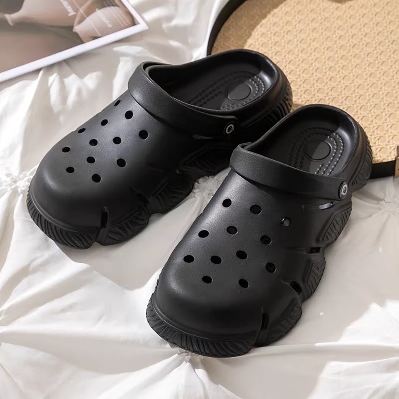 1912包头厚底夏季防水洞洞鞋沙滩鞋女鞋