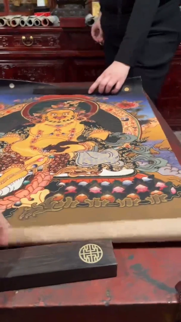 卷轴画手绘唐卡066