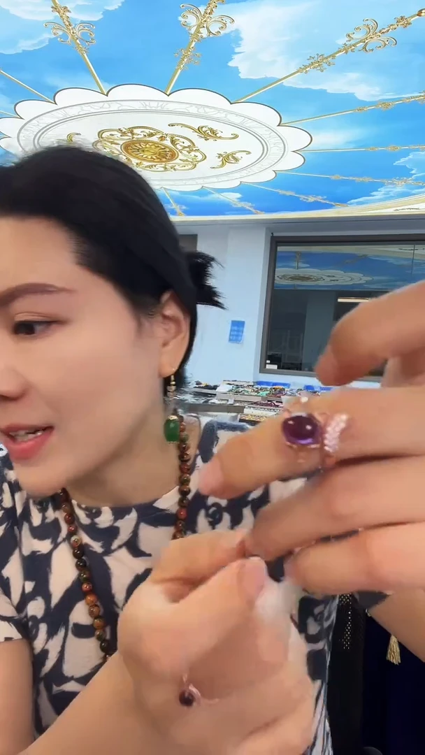 未镶嵌戒指水晶狐狸戒指
