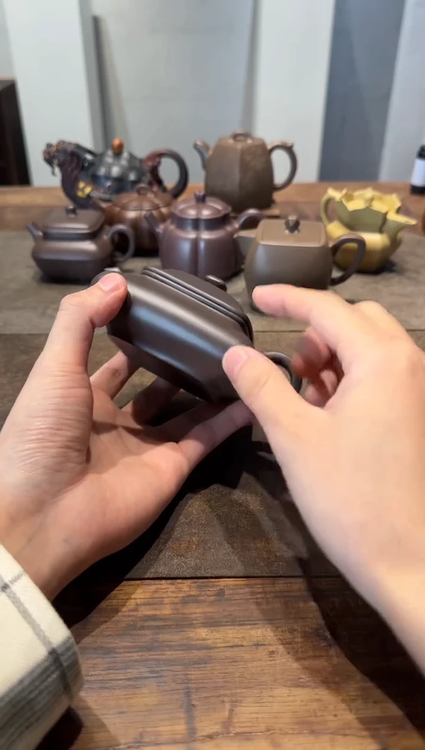 茶壶紫砂南**梦寒灰老人老紫泥